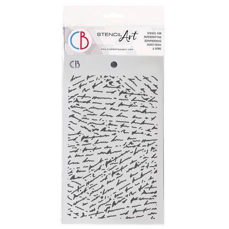 Texture Stencil 12,5 x 20 Handwritten