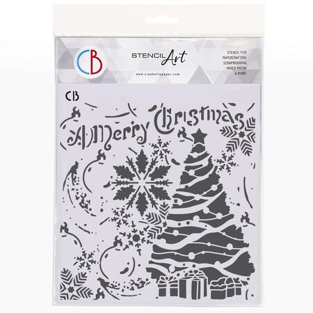 Texture Stencil 20,3 x 20,3 Magic Holidays