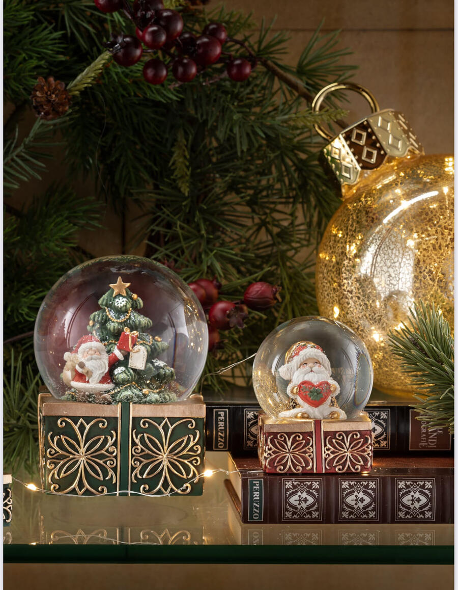 Henriette - Natale 2025 Globo Babbo Natale con cuore