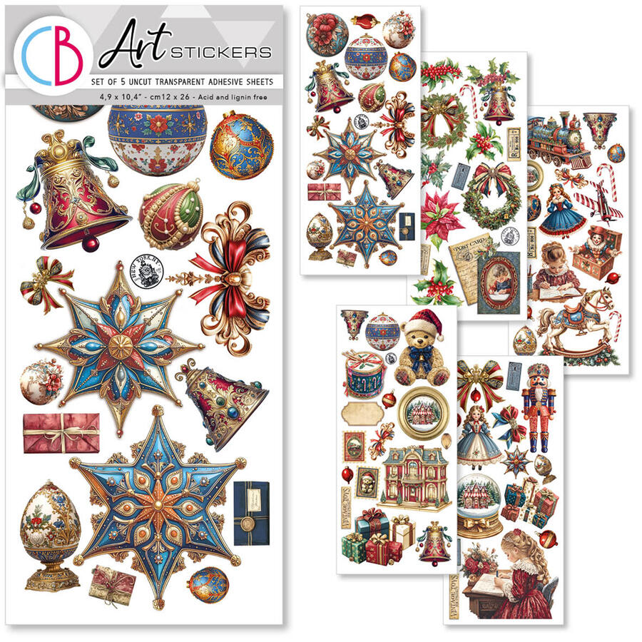 Art stickers Toy Shop transparent adhesive sheets 
