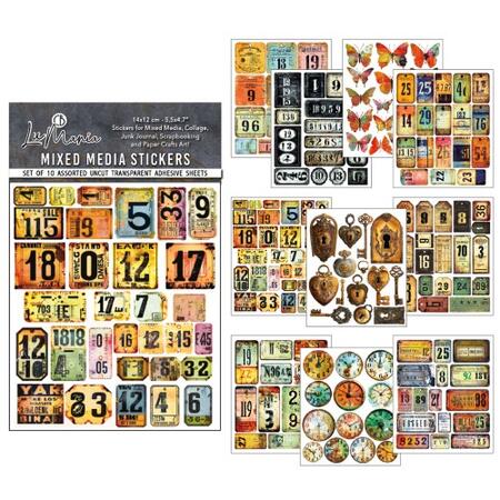 Sticker Set - Lumania Scratched Labels