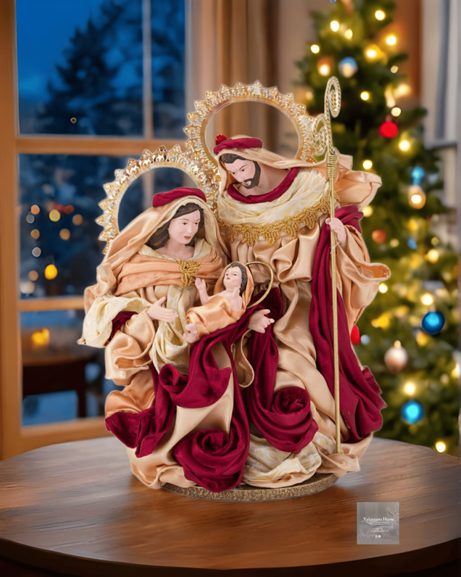 Henriette - Natale 2025 Natività Rosso e Oro