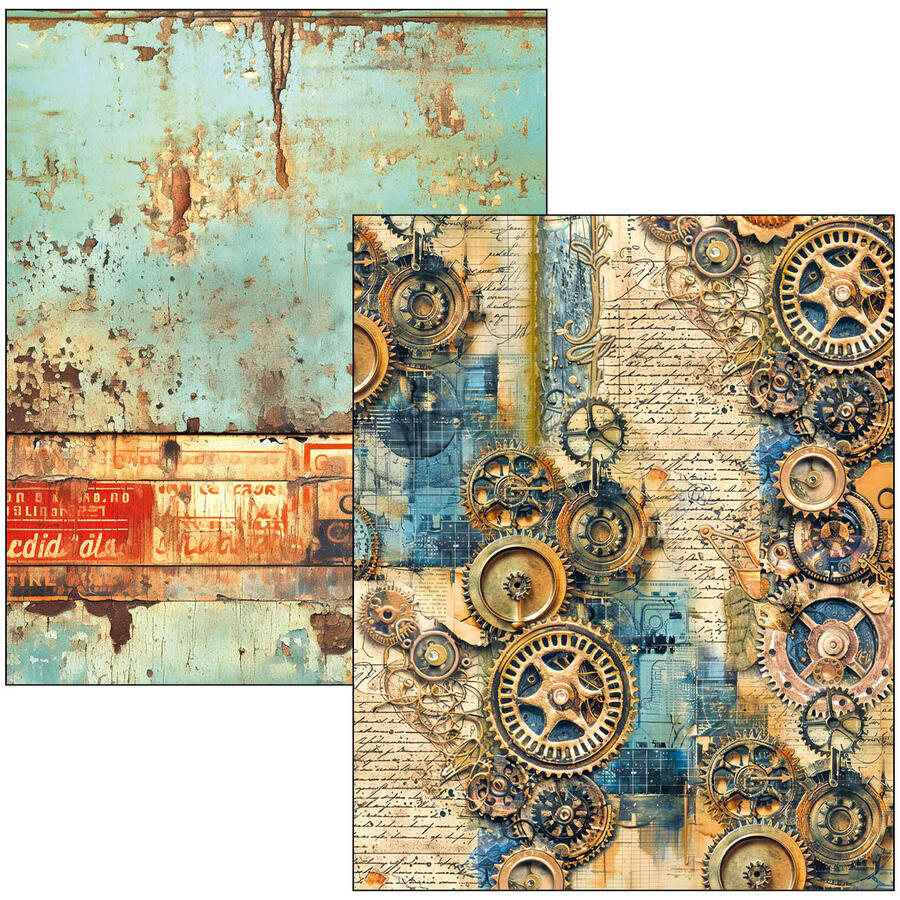 Mixed Media Book Past Time A4 Maxi