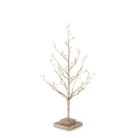 Henriette - Natale 2025 Albero Perle con gocce brillanti H62cm