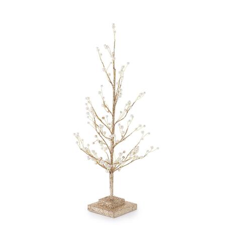 Henriette - Natale 2025 Albero Perle con gocce brillanti H45cm