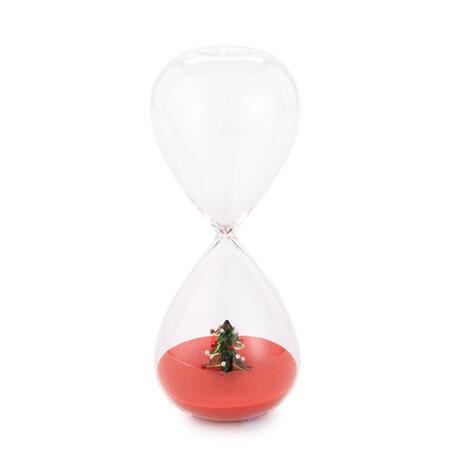 Henriette - Natale 2025 Clessidra Albero Natale sabbia rossa 30 minuti
