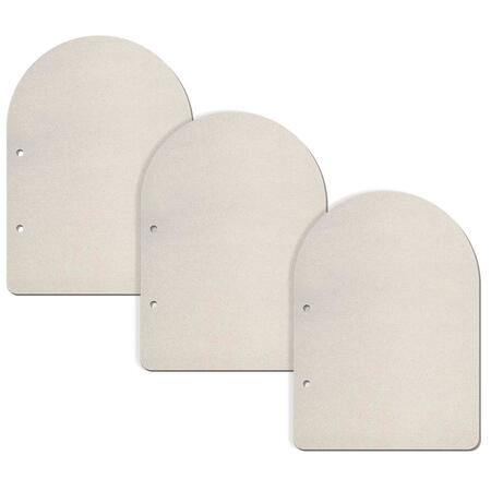 Set 3 Window Shaped Pages Cardboard