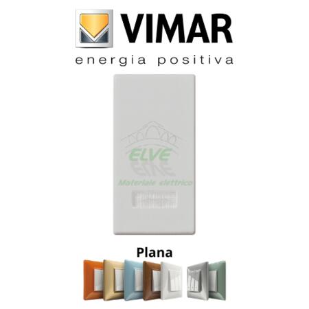 VIMAR  - 14026.SL PLANA Tasto 1 modulo con diffusore Silver