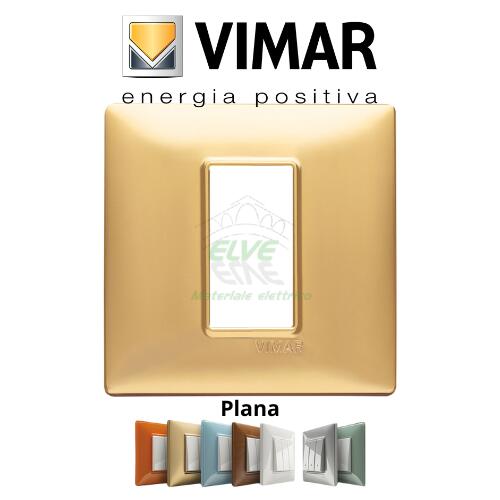 VIMAR - 14641.25 PLANA Placca 1 modulo oro opaco