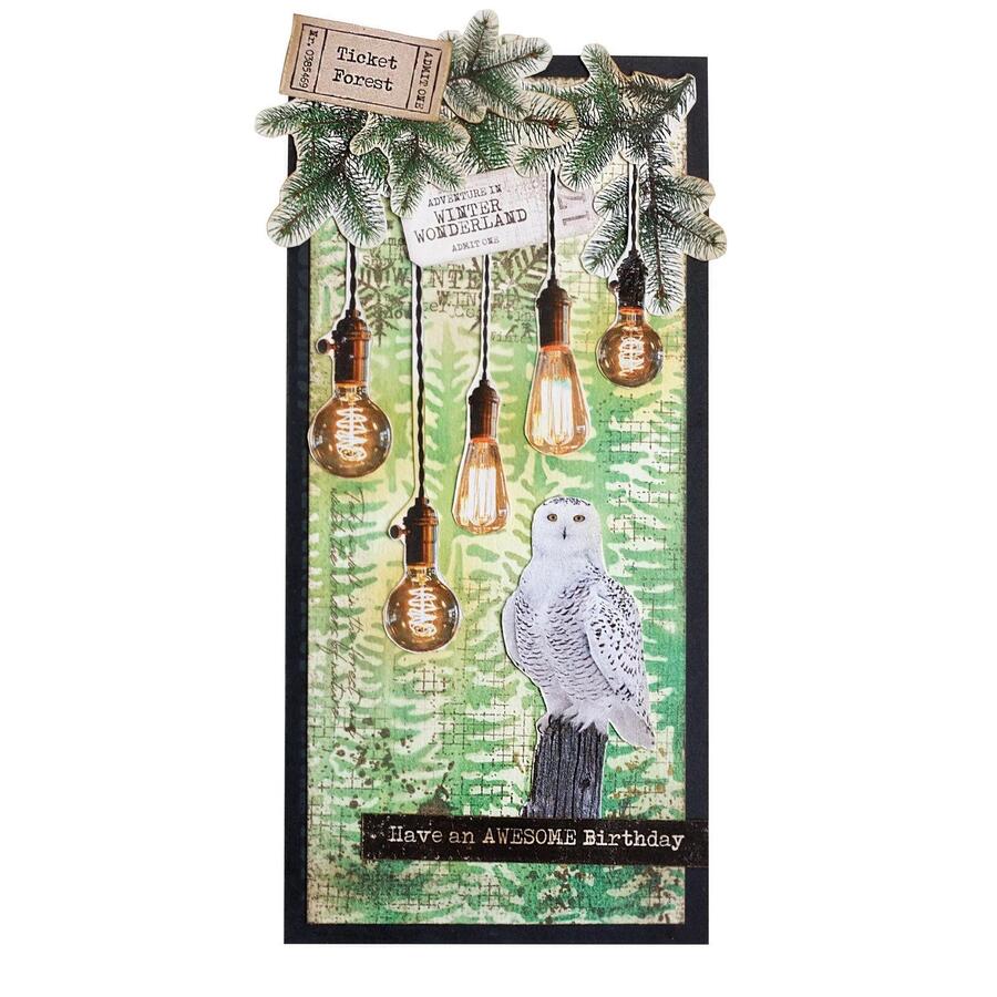 Studio Light • Grunge Collection Die-Cut Paper Pad Paper Elements