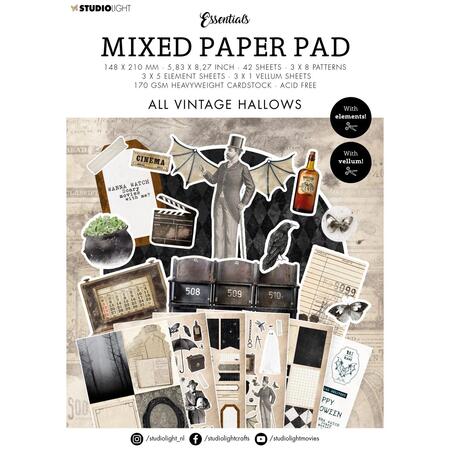 Studio Light • Essentials Mixed Paper Pad All Vintage Hallows