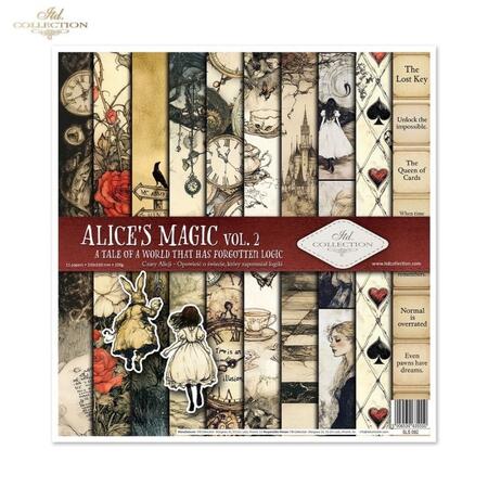 Scrapbooking papers Alice's Magic - A tale of a world that has forgotten logic vol. 2