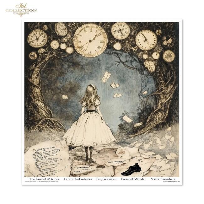 Scrapbooking papers Alice's Magic - A tale of a world that has forgotten logic vol. 2