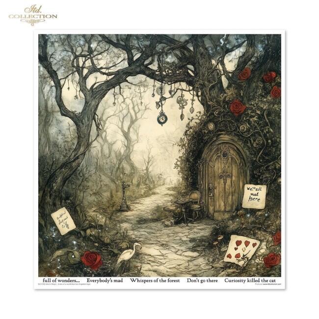 Scrapbooking papers Alice's Magic - A tale of a world that has forgotten logic vol. 2