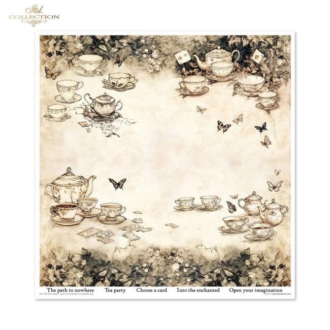 Scrapbooking papers Alice's Magic - A tale of a world that has forgotten logic vol. 2