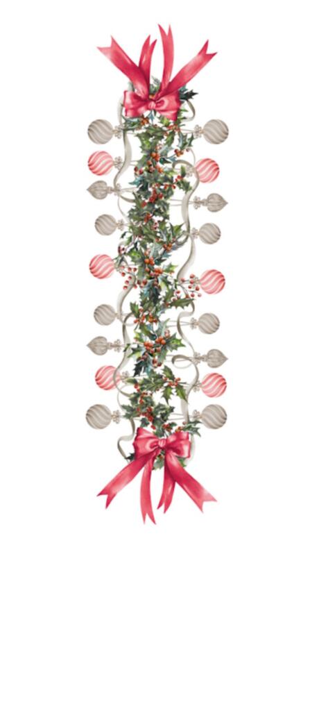 Clodette - Natale 2025 - Elodie Runner in cotone 44x150