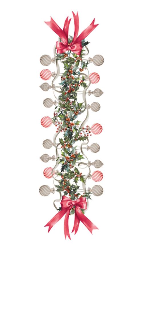 Clodette - Natale 2025 - Elodie Runner in cotone 44x150