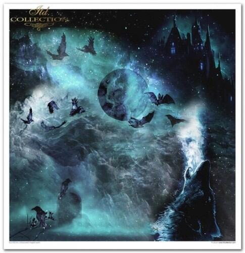 Scrapbooking papers  ''An undiscovered magical world'' 