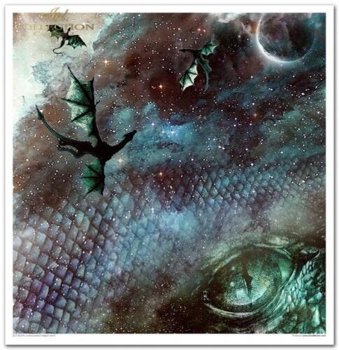 Scrapbooking papers  ''An undiscovered magical world'' 