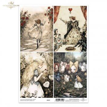 Alice's Magic Translucent scrapbooking paper P0337