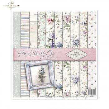 Scrapbooking papers 30 x 30 Floral Shabby Chic