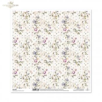 Scrapbooking papers 30 x 30 Floral Shabby Chic