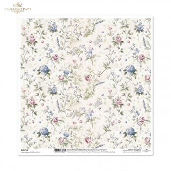 Scrapbooking papers 30 x 30 Floral Shabby Chic
