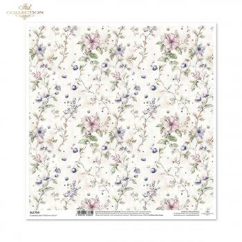 Scrapbooking papers 30 x 30 Floral Shabby Chic