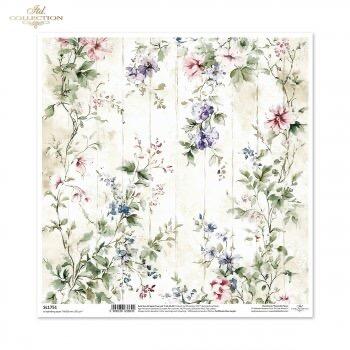Scrapbooking papers 30 x 30 Floral Shabby Chic
