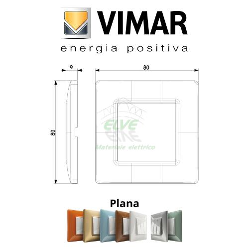 VIMAR - 14642.41 Placca 2 moduli Reflex neve