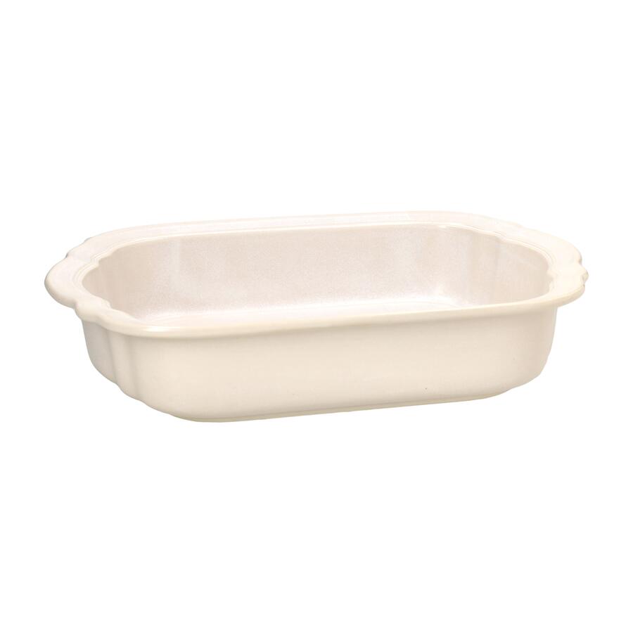 Tognana - Pirofila in ceramica rettangolare Bistro Chic Avorio 28x19