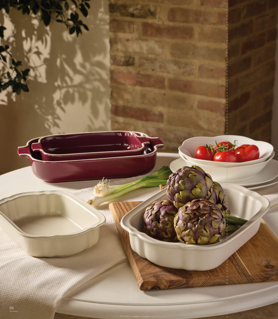 Tognana - Pirofila in ceramica rettangolare Bistro Chic Bordeaux 30x18