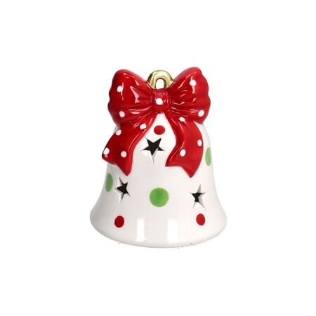 Tognana - Natale 2025 - Lampada Campana Led con fiocco
