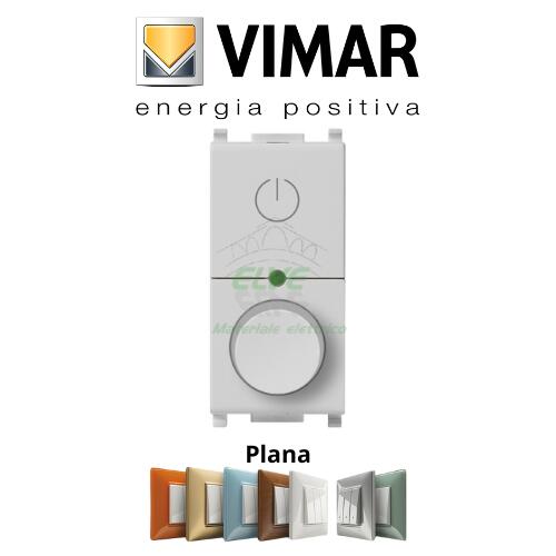 VIMAR - 14136.1.SL PLANA Regolatore MASTER rotativo 230V universale Silver