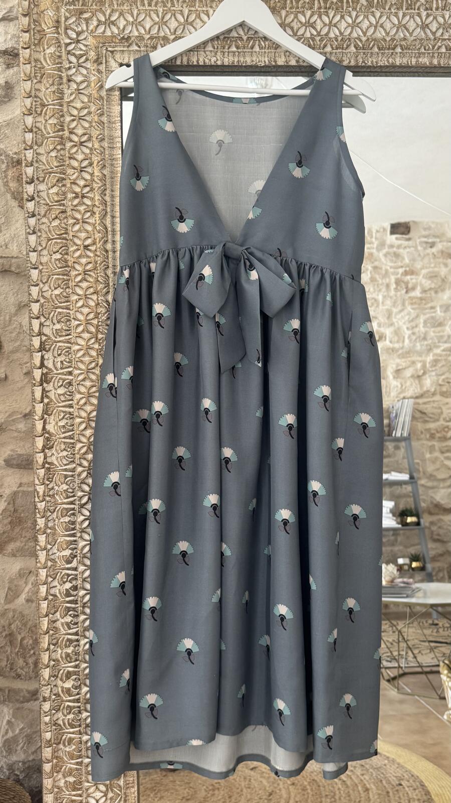 Ines maxi dress Sky