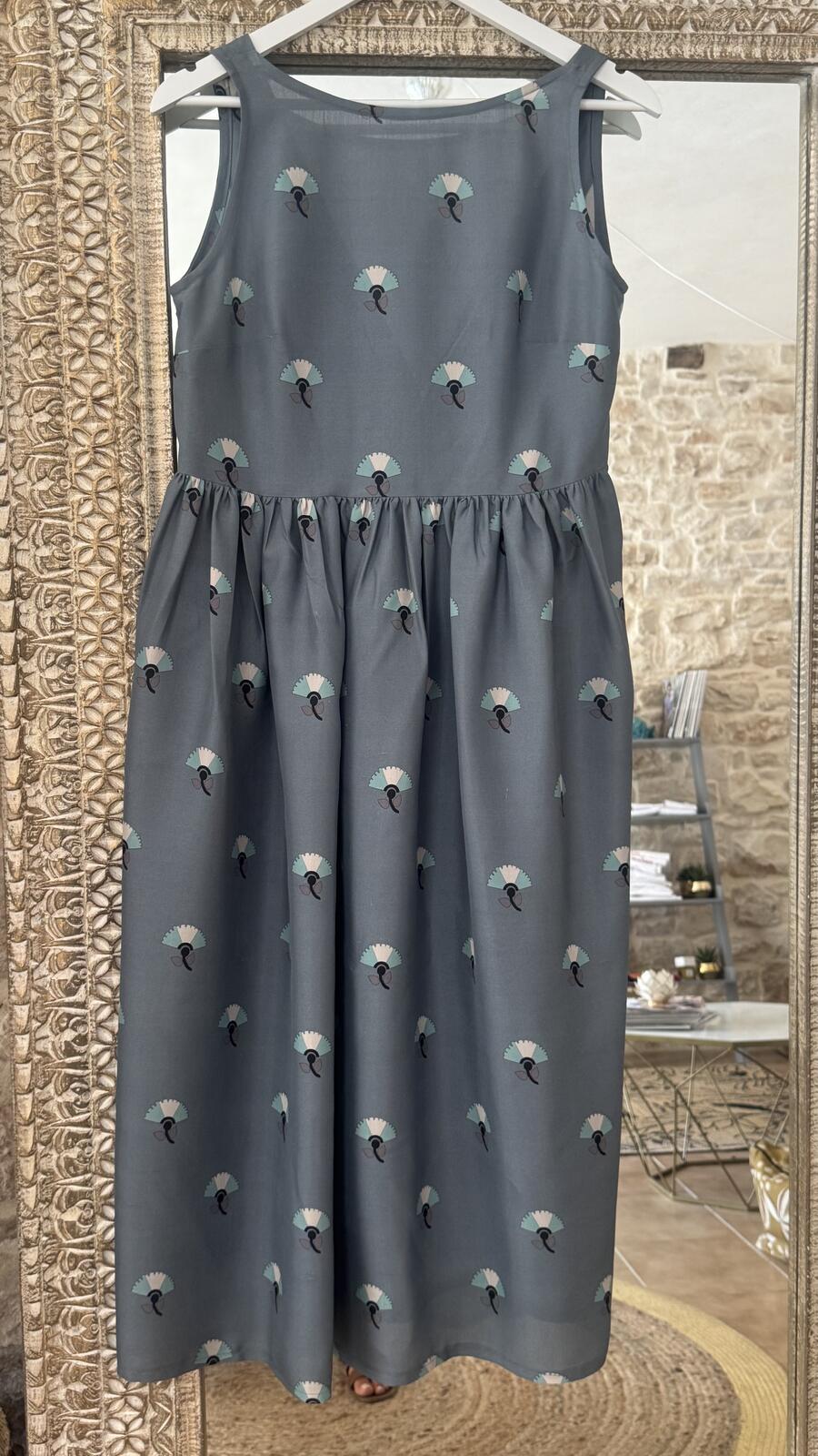 Ines maxi dress Sky