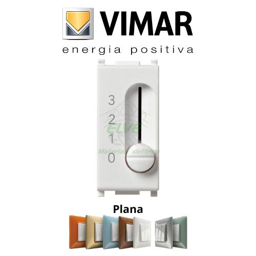 VIMAR - 14095 PLANA Commutatore a slitta 1P 6(2)A bianco