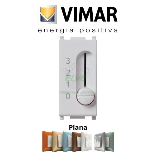VIMAR - 14095.SL PLANA Commutatore a slitta 1P 6(2)A Silver