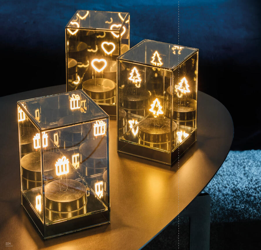 Tognana - Natale 2025 - Parallelepipedo albero con led