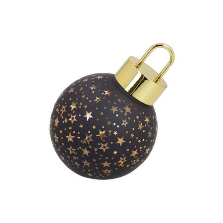 Tognana - Natale 2025 - Palla led Nera Ø12 cm