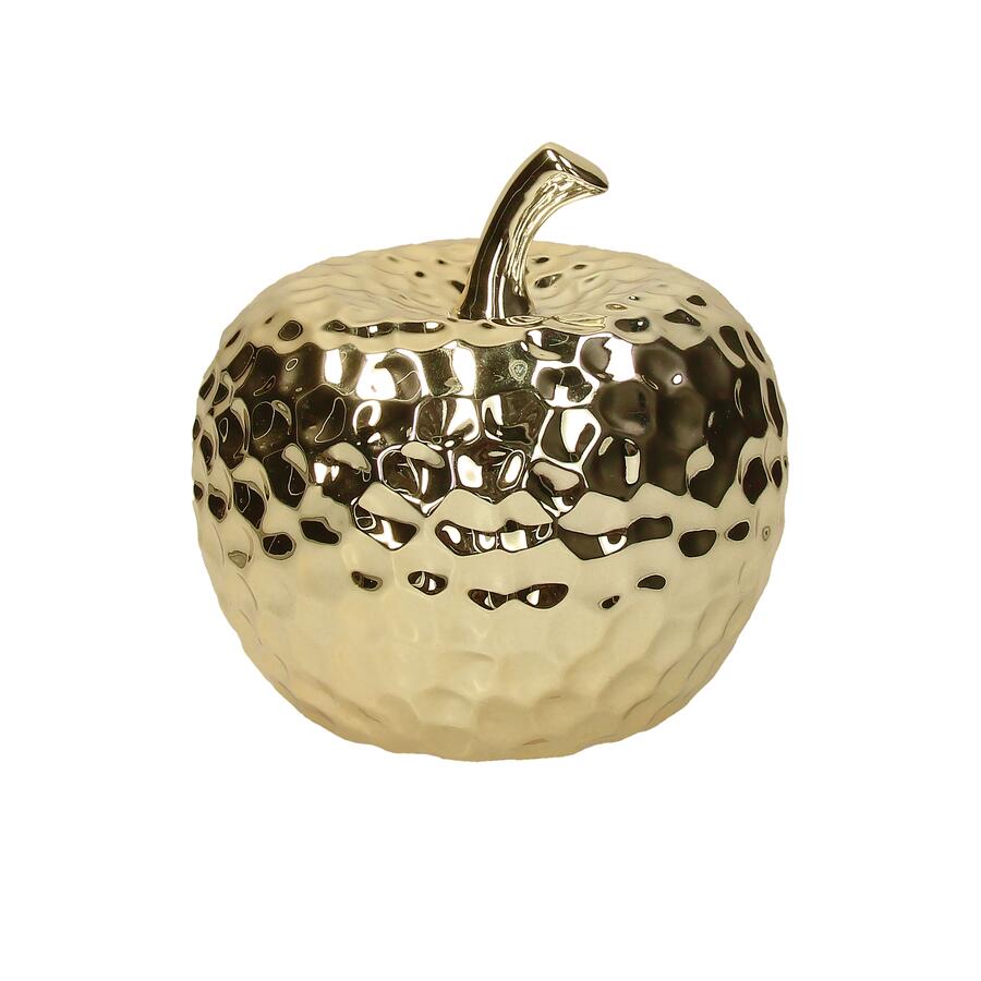Tognana - Natale 2025 - Mela decorativa oro 14x14 cm