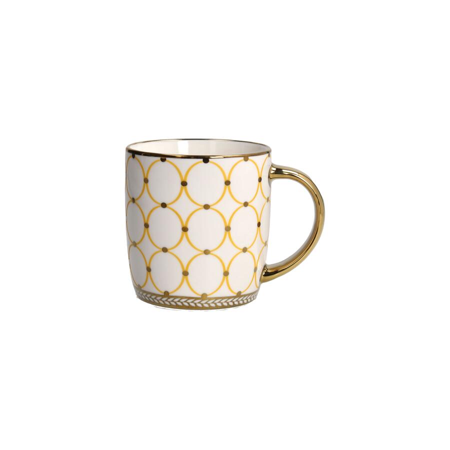 Tognana - Mug in New Bone China cc360 Cerchi Gialli