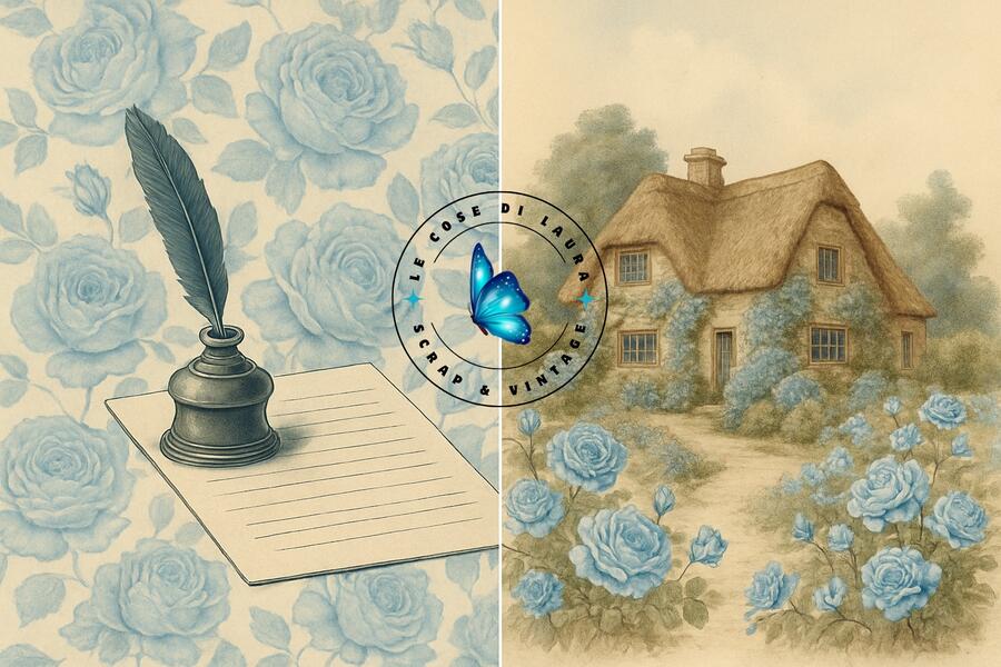 English Rose – Collezione digitale per Junk Journal