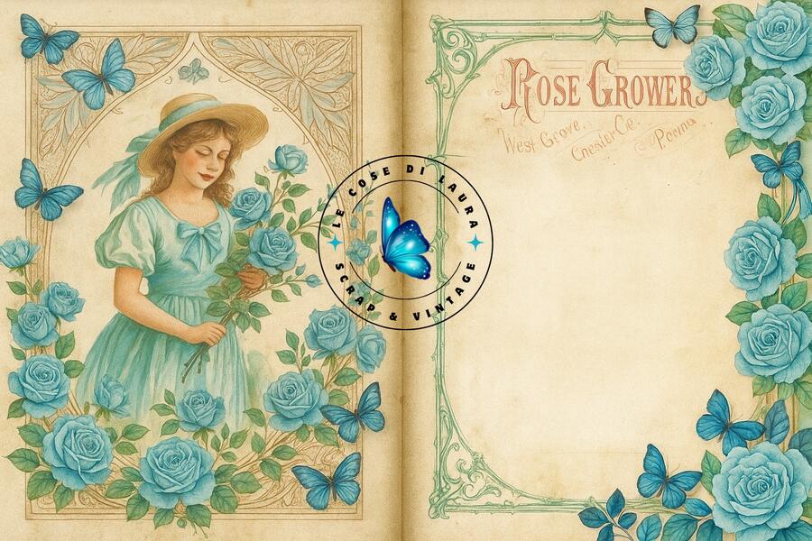 English Rose – Collezione digitale per Junk Journal