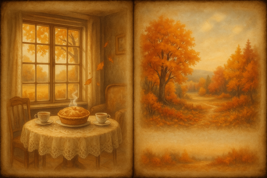 Autumn Dream - Collezione digitale per Junk Journal