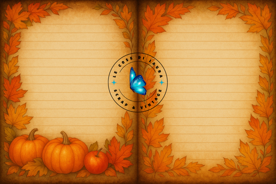 Autumn Dream - Collezione digitale per Junk Journal