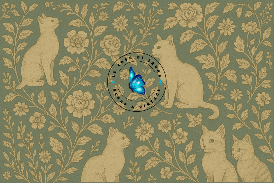 Cats World - Collezione digitale per Junk Journal