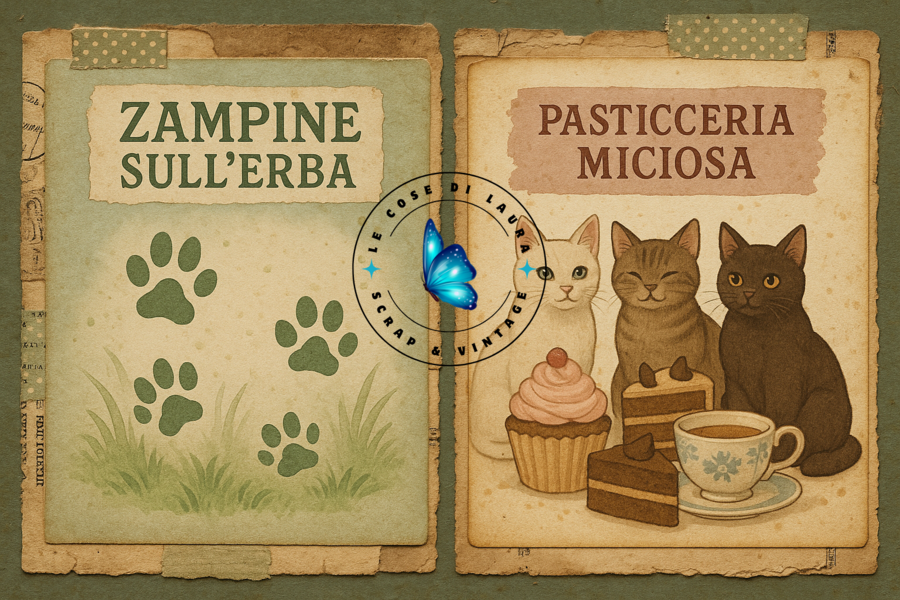 Cats World - Collezione digitale per Junk Journal