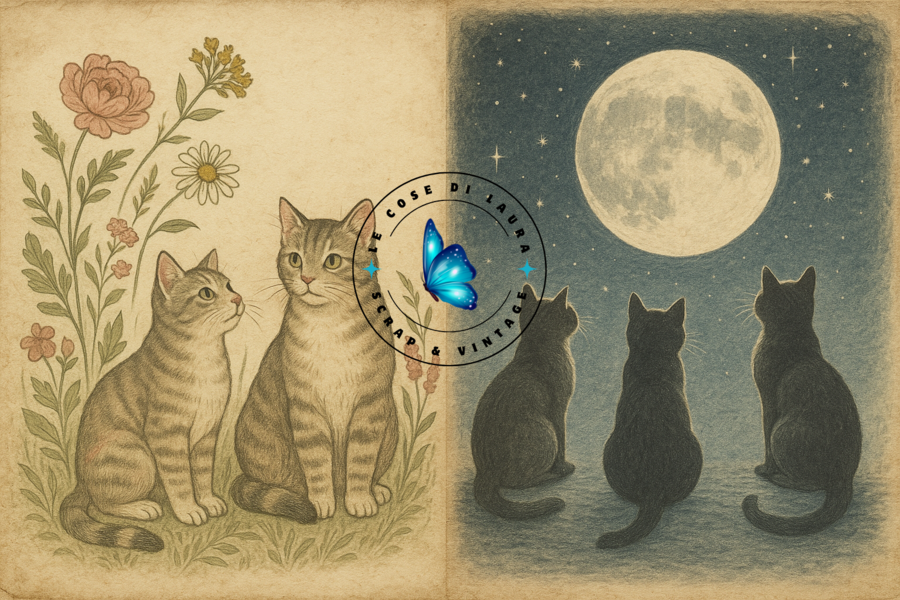 Cats World - Collezione digitale per Junk Journal
