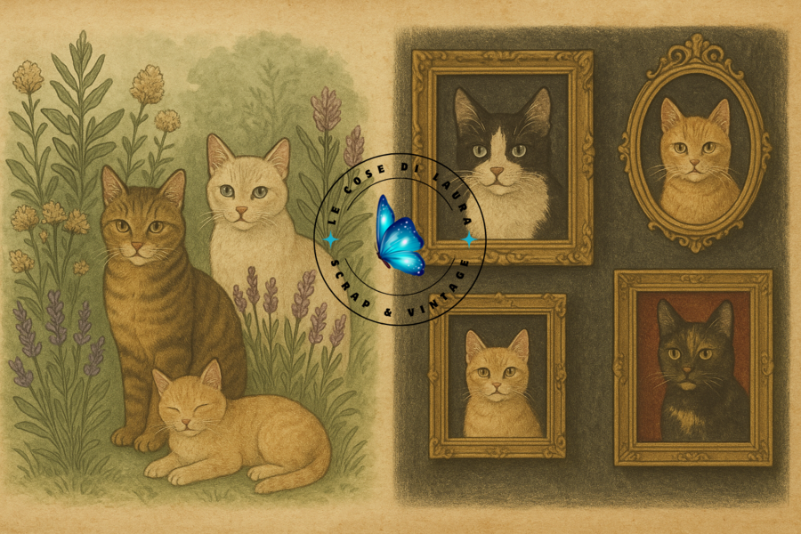 Cats World - Collezione digitale per Junk Journal